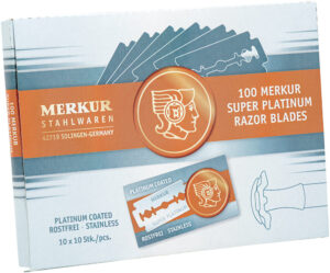 MERKUR Rasierklingen MERKUR SUPER PLATINUM 10x10 - 100er
