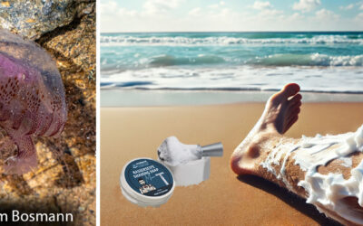 Shaving Foam against Jellyfish stings
