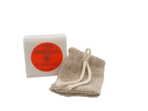 Seifensäckchen Leinen / Kupfer