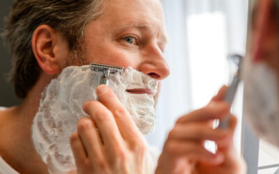 Shaving with a Traditional Razor