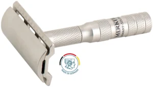 Travel Razor 933 INOX with Leather Case
